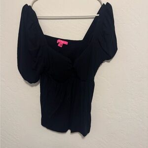 Elegant Black Women's Top